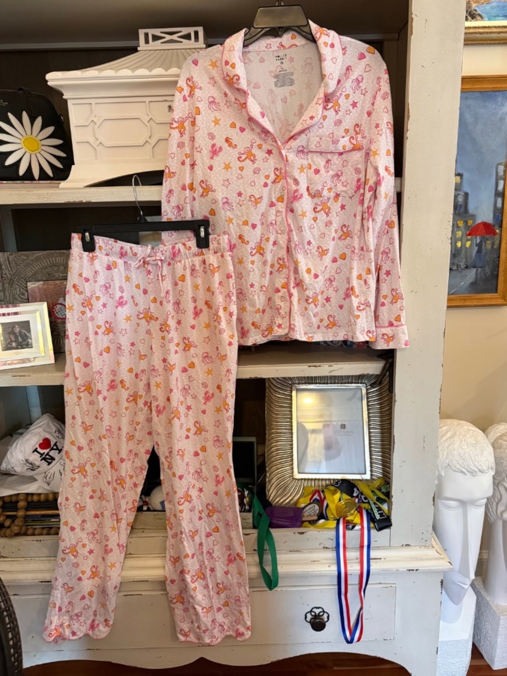 Roller Rabbit x Target Medium M sea life pajamas pjs